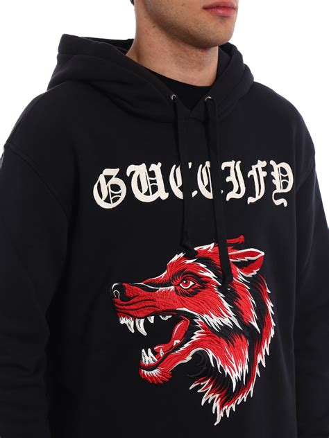 gucci wolf hoodie replica|gucci interlocking hoodie.